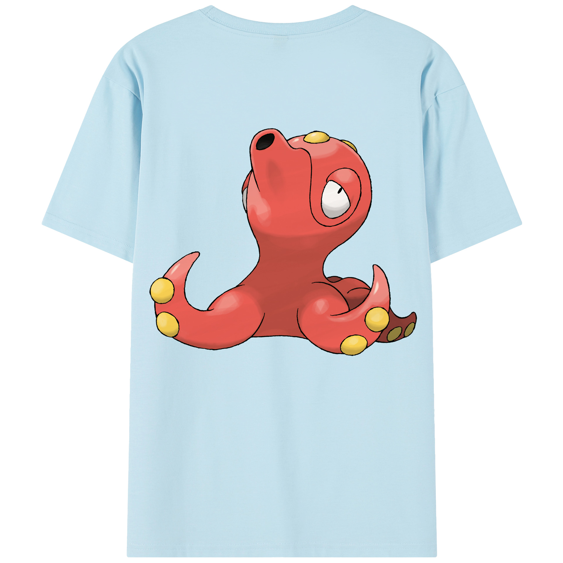 （画像用） ポケットモンスター Pokémon 綿100％半袖Tシャツ（背面プリント）